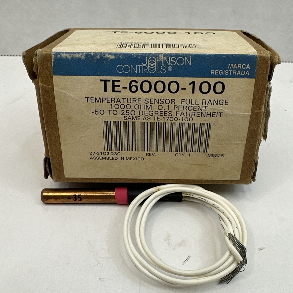 Johnson Controls TE-6000-100, Same As TE-1700-100