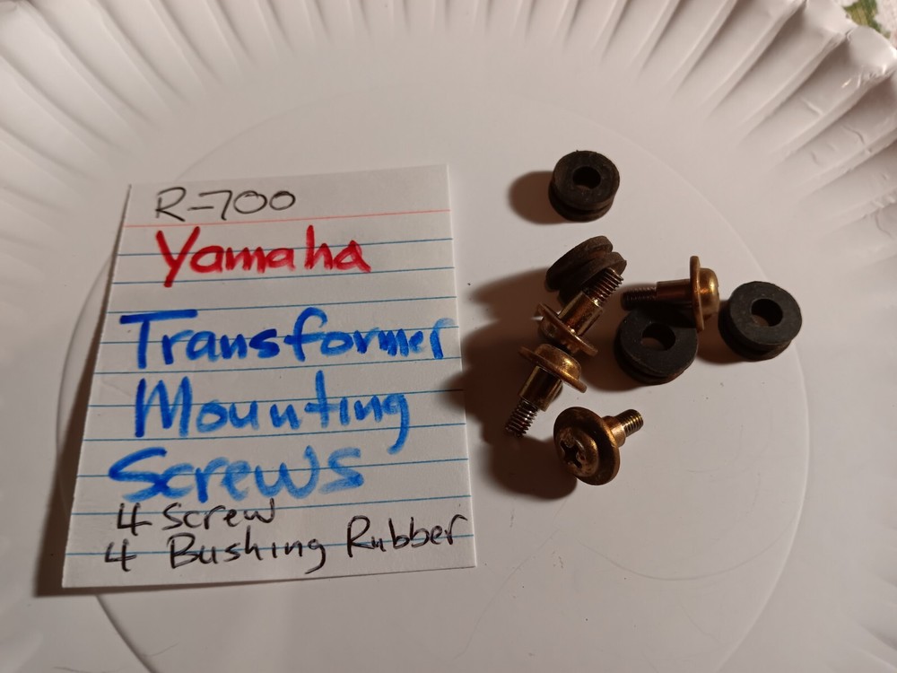 📈YAMAHA R-700 RECEIVER 👈 💥TRANSFORMER MOUNTING SCREWS 💥 OEM SCREWS