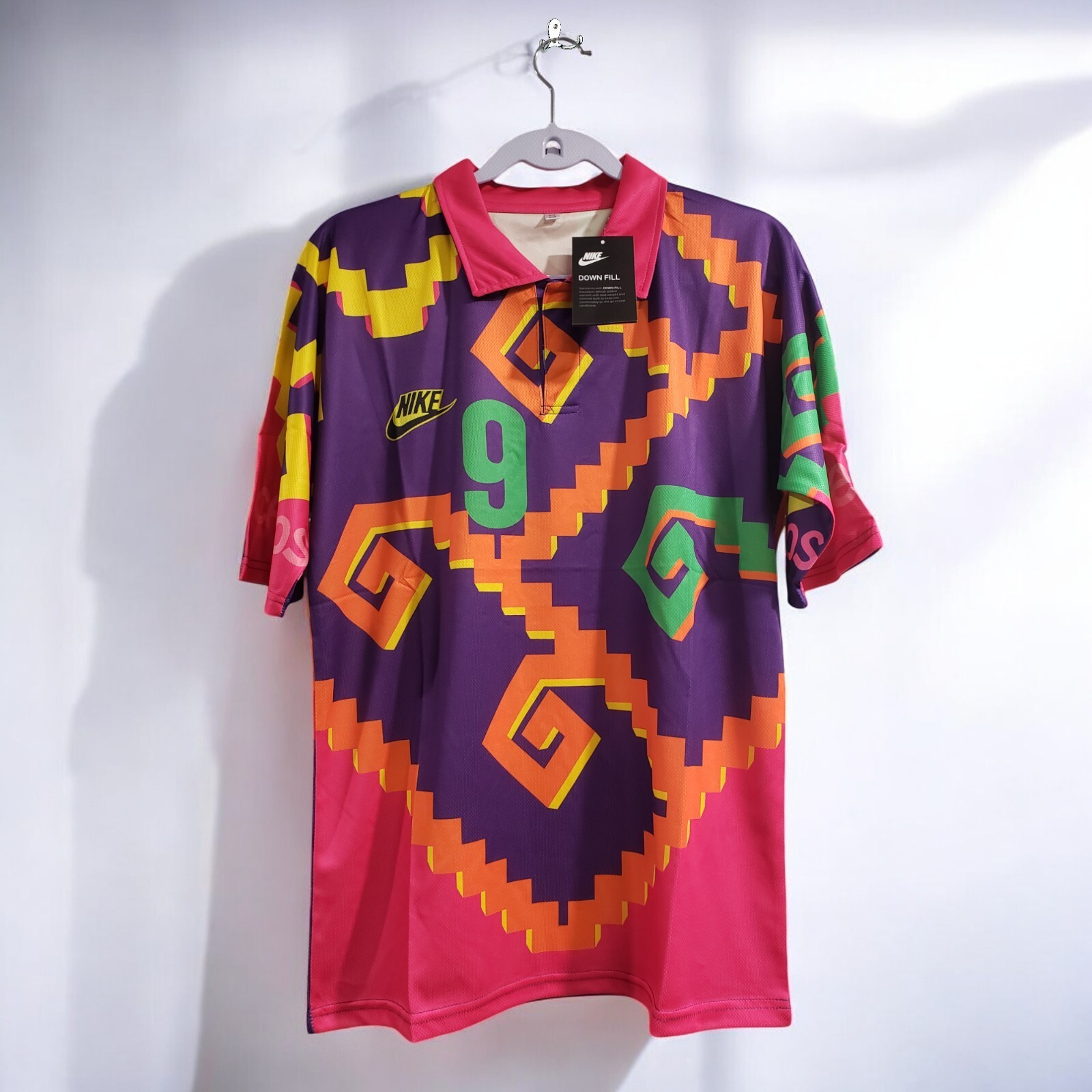 Jorge Campos # 9 Multicolor ORANGE/PINK/PURPLE NIKE RETRO - XXL