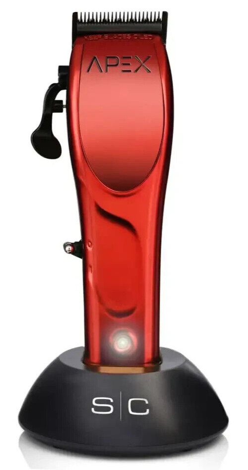 StyleCraft Pro Super Torque Apex Cordless Clipper Red | SC602