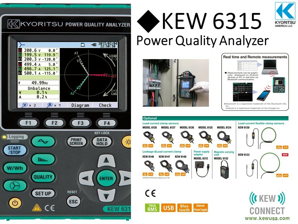 KYORITSU 6315-01 (Power Quality Analyzer Set)