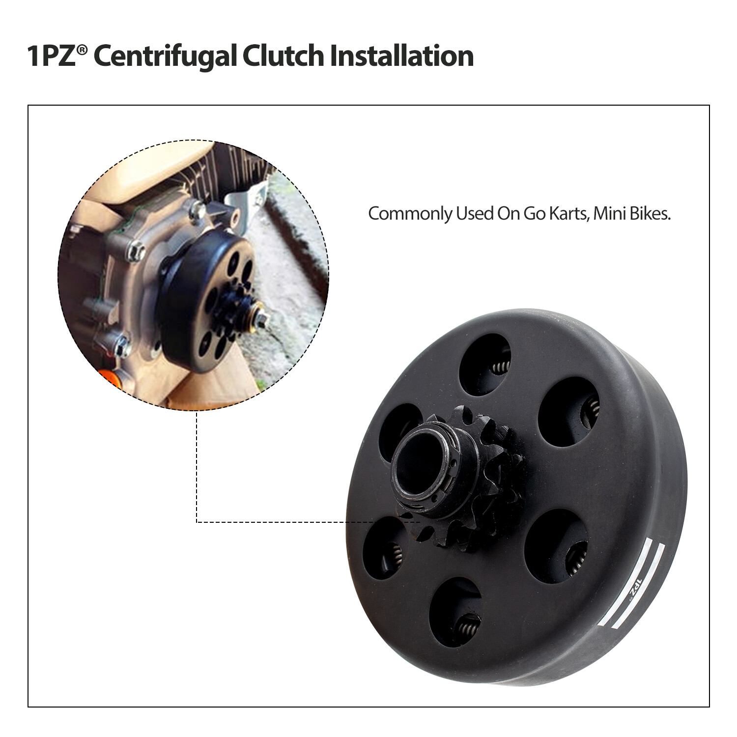 11 Tooth Clutch 5/8" For Coleman CT100U CC100X MONSTER MOTO MM-B80 98cc 80cc