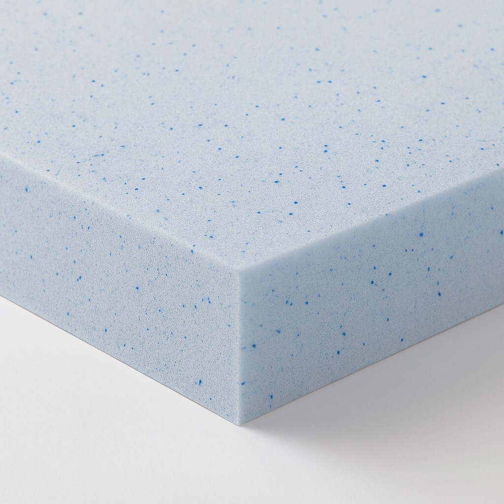 LOUNJ 2" 3" Gel Memory Foam Mattress Topper, Twin Twin XL Full | Made in USA