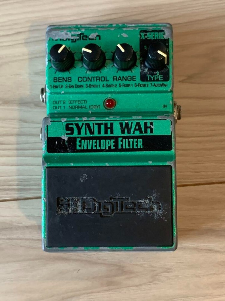Digitech Synth Wah Envelope Filter X-Series Guitar Effect Pedal Used Tested