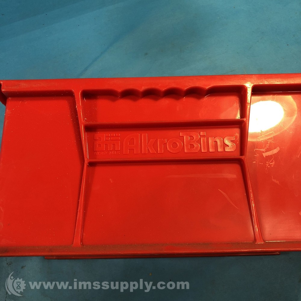 Akro Mils 30-230-3 Red Hang/Stack Bin USIP