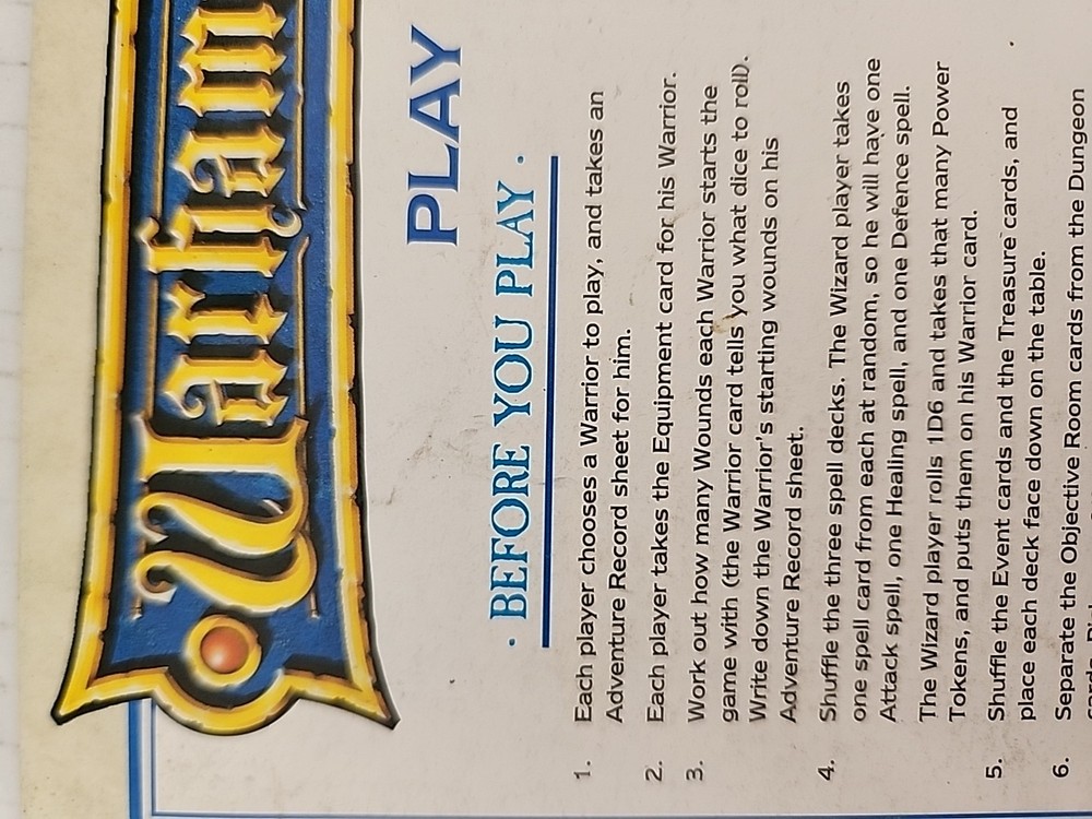 Warhammer Quest Adventure Book By Andy Jones