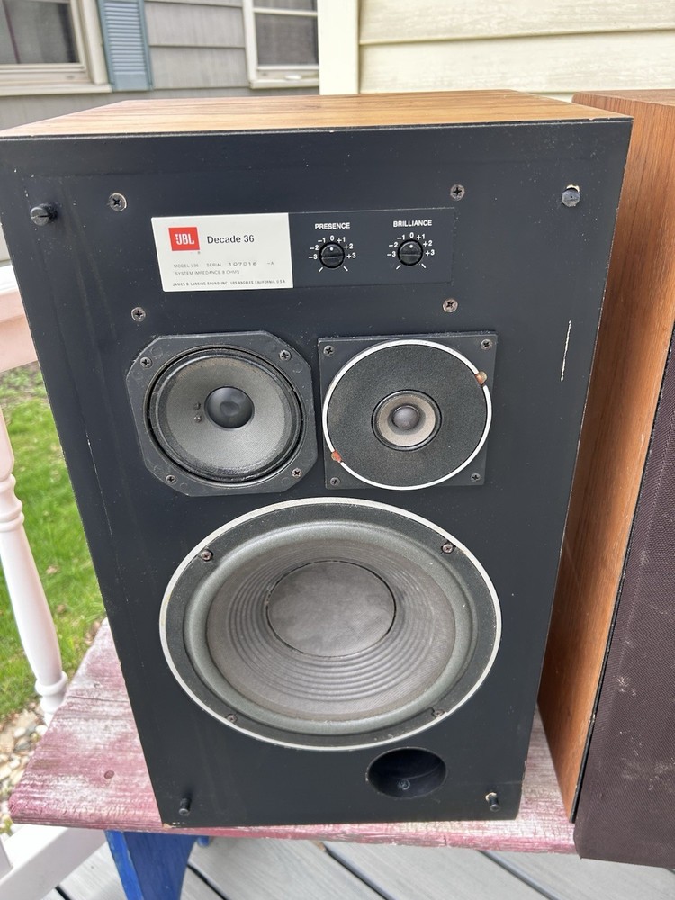 JBL Decade 36 Vintage Speaker Set Model L36 *Read description*