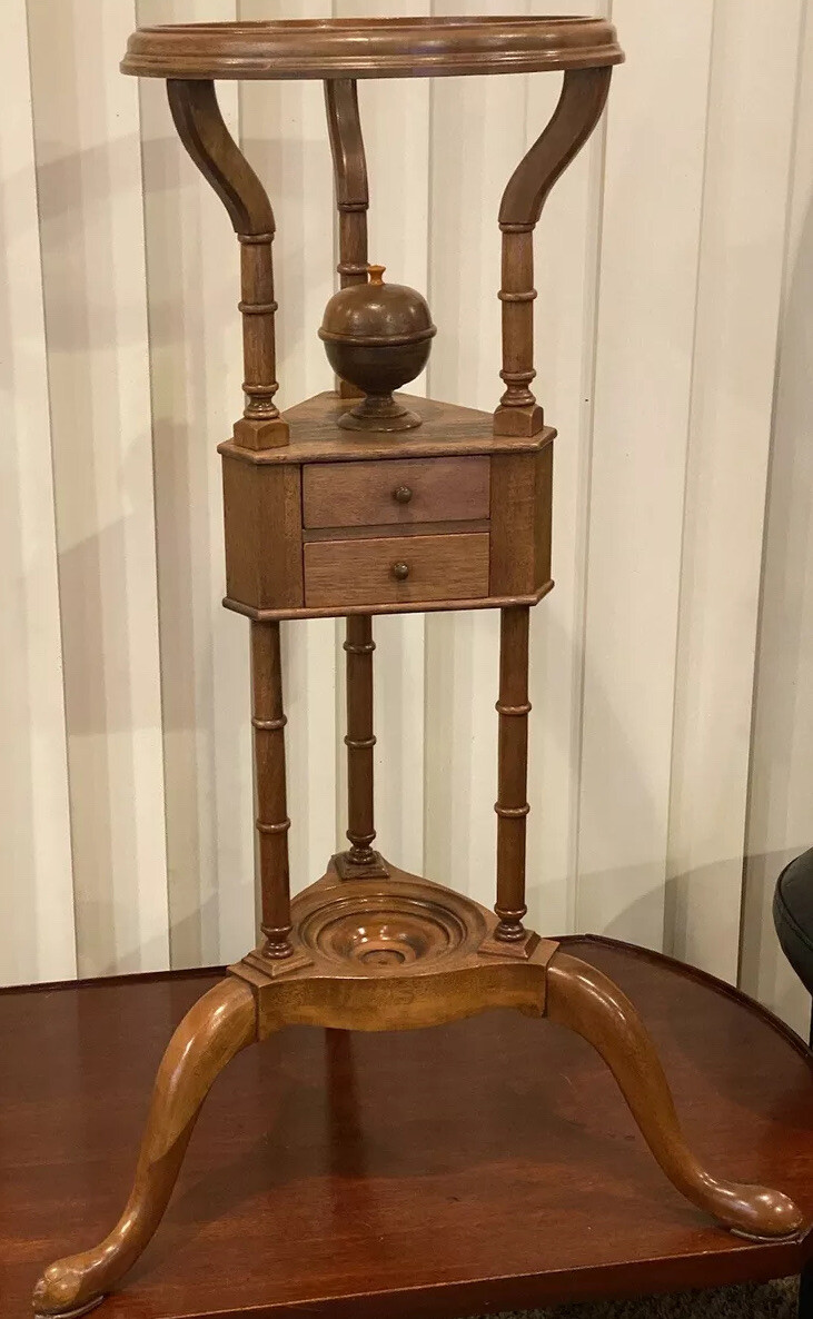 Wig Stand Antique toilet or dressing Table Stand WASHSTAND WIG-STAND Vintage