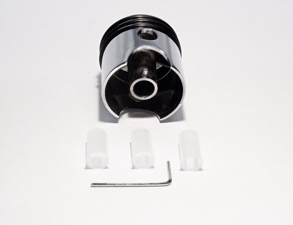 Chrome Aluminum Piston Shifter Handle Knob Column & Floor Shift