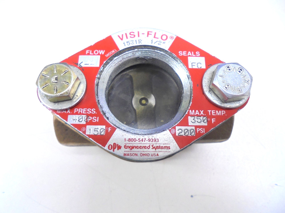 OPW Engineering Systems VISI-FLO Sight Flow Indicator 1531R 1/2" NPT
