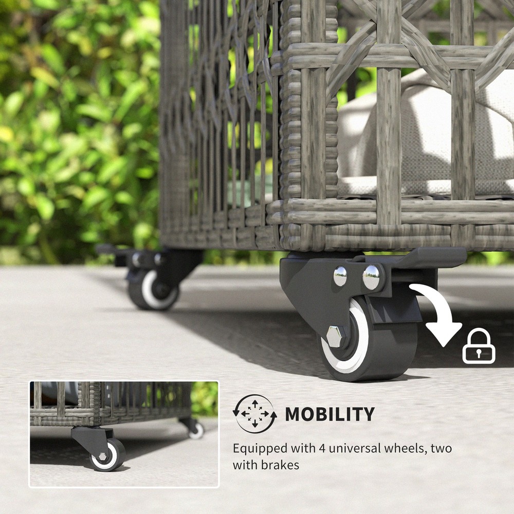 Pool Float Storage Organizer, Rattan Pool Float Holder