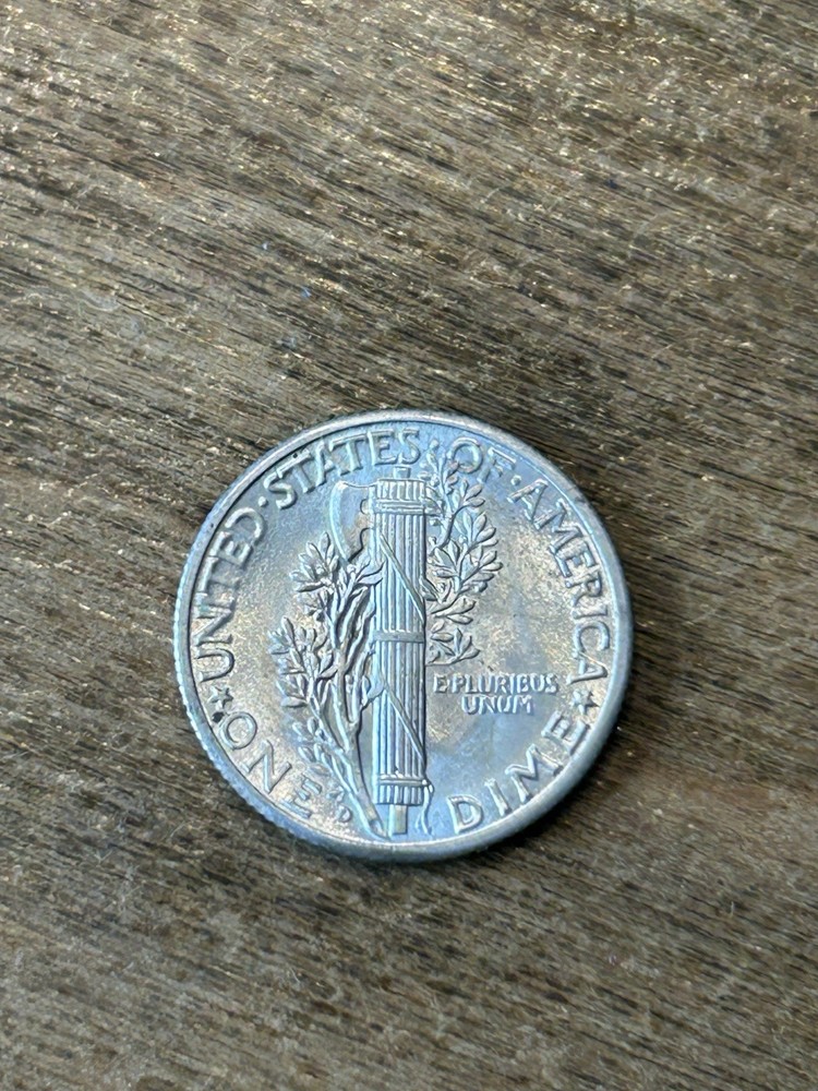 1945D Mercury Dime AU+