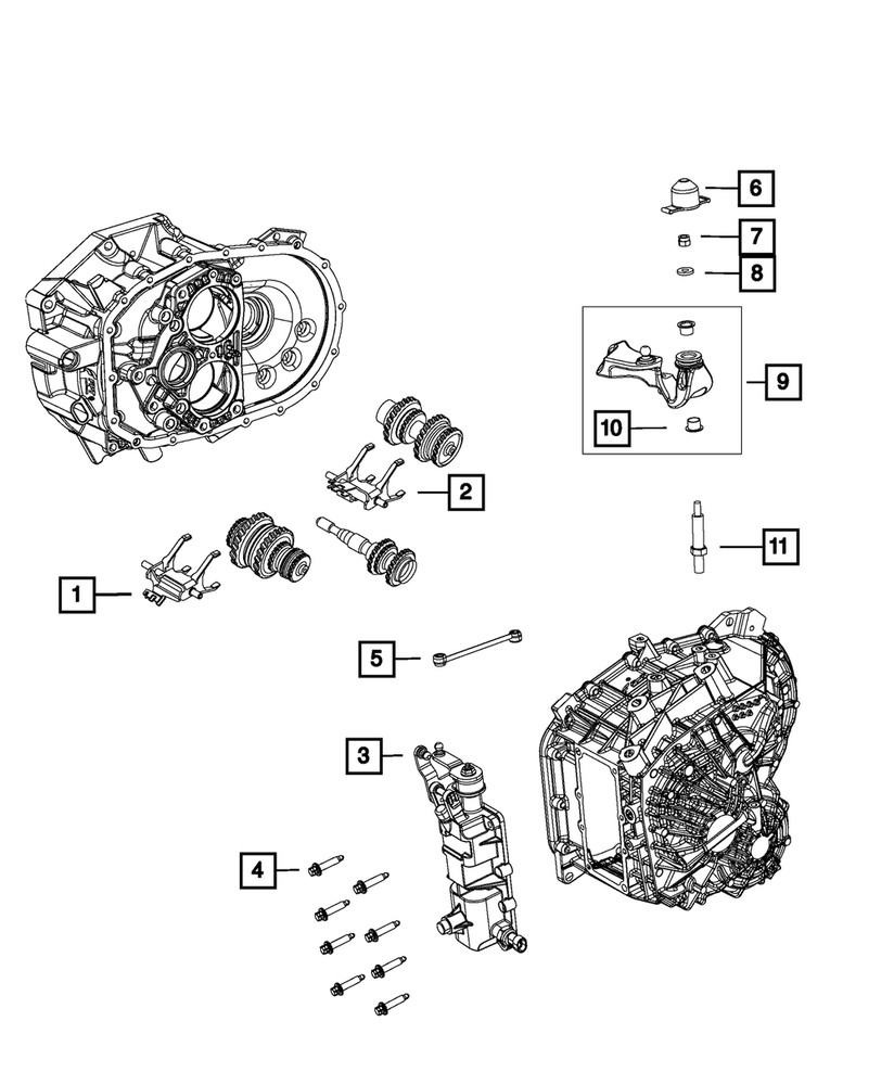 Genuine Mopar Gearshift Lever Boot 68201215AA