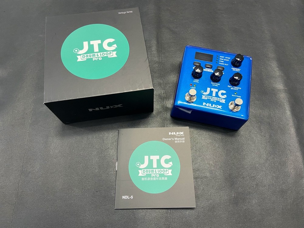 NUX NDL-5 JTC Drum & Loop Pro Pedal  Drum Machine New!