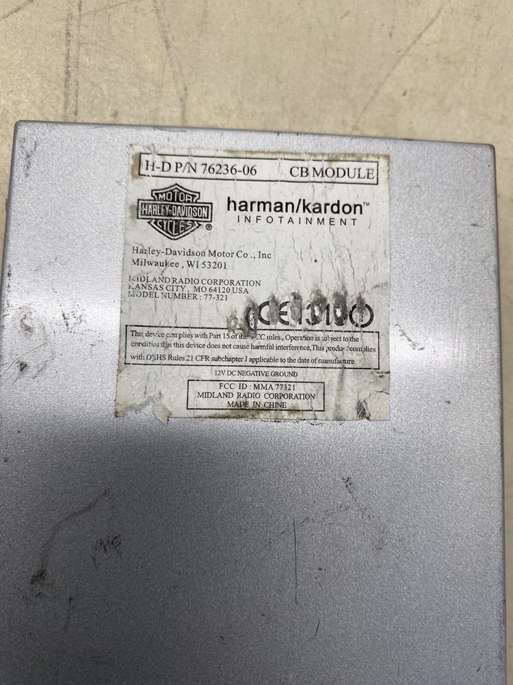 HARLEY DAVIDSON Electra Glide Touring HARMAN KARDON (76236-06) CB Module