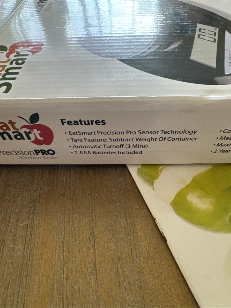 EatSmart Precision Pro Multifunction Digital Kitchen Scale w/Tare Function