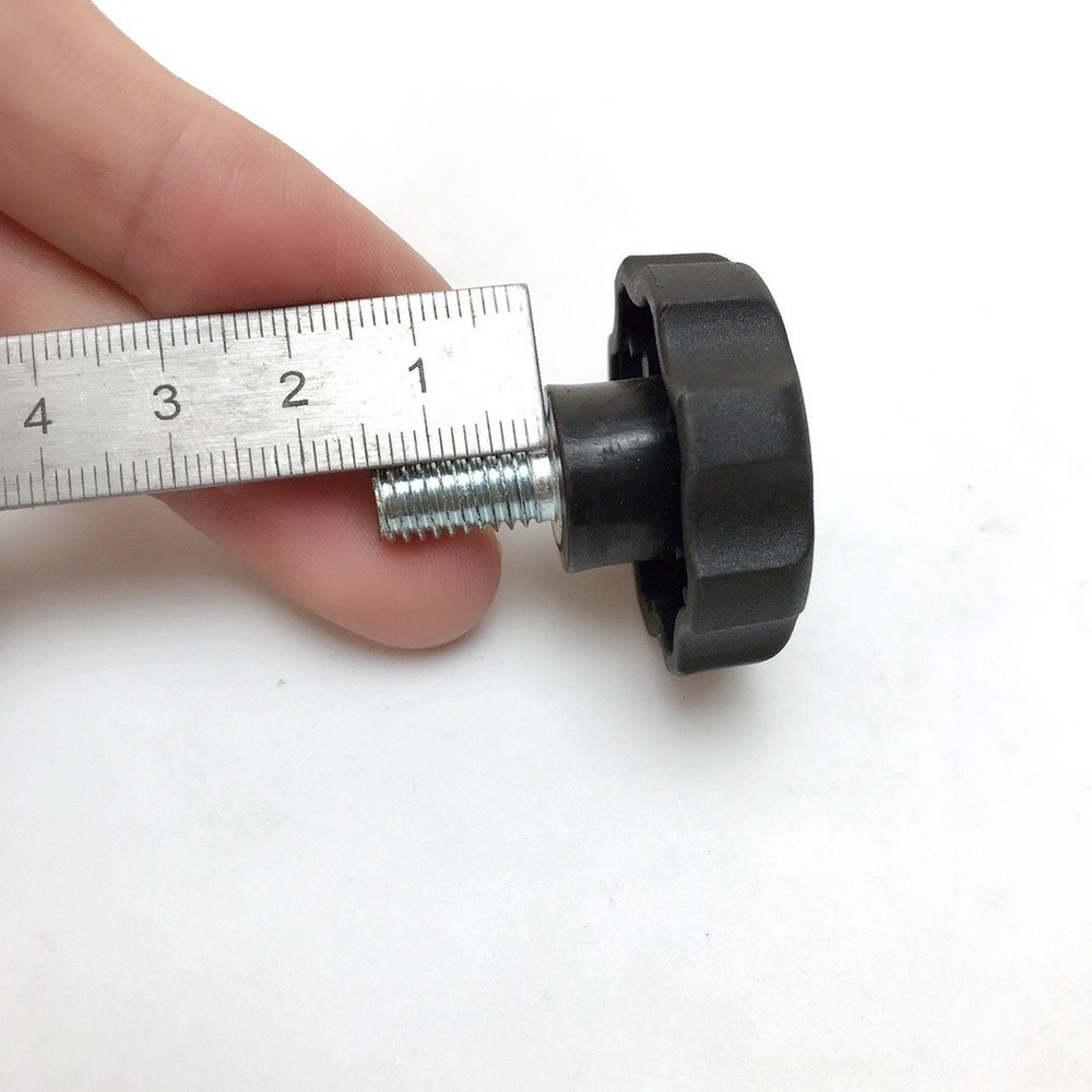 M8 Plastic Bolt with Integrated Twist Handle for Equipment Locking Function
