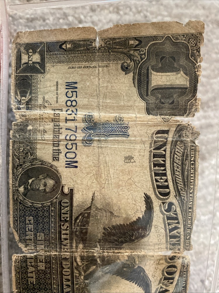 1899 $1 "Black Eagle" Silver Certificate, Circulated, Ungraded