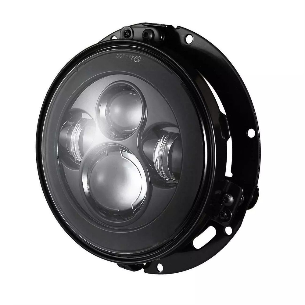 Black 7" Headlight Ring Mount Bracket For Harley Electra Glide Road King Classic