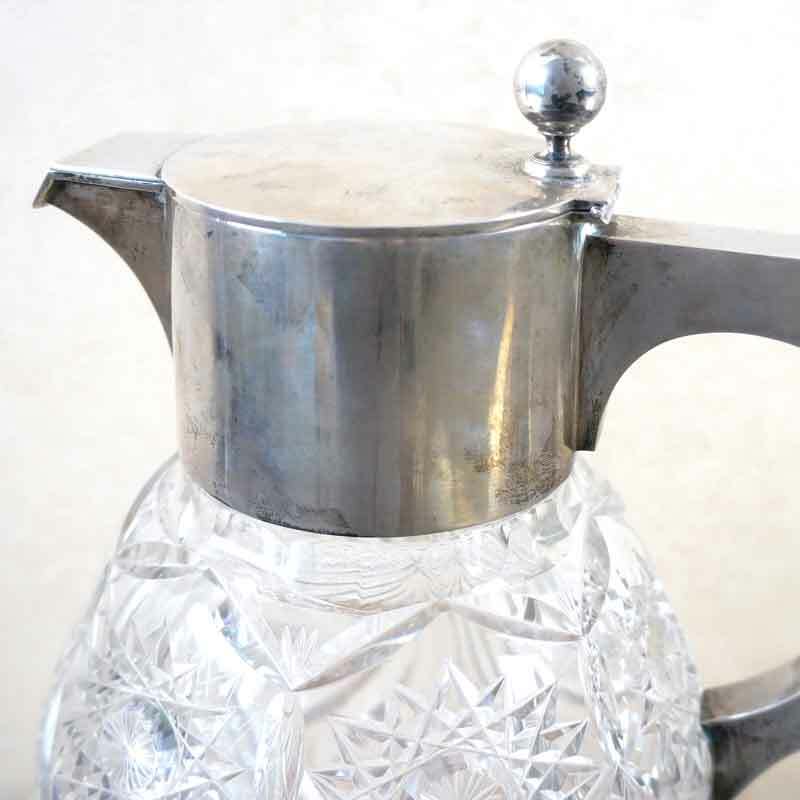 Crystal Silver Pitcher Germany