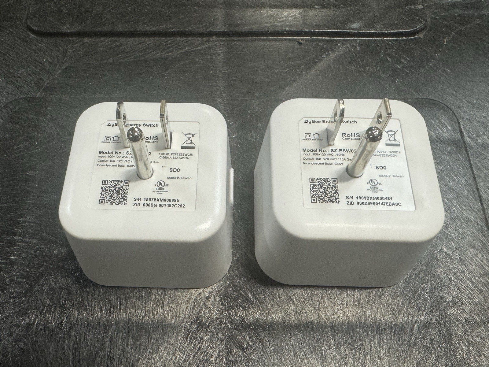 Lot 5 - ZigBee Smart Wireless Power Switch Wall Plug SZ-ESW02 SZ-ESW02-CZ3