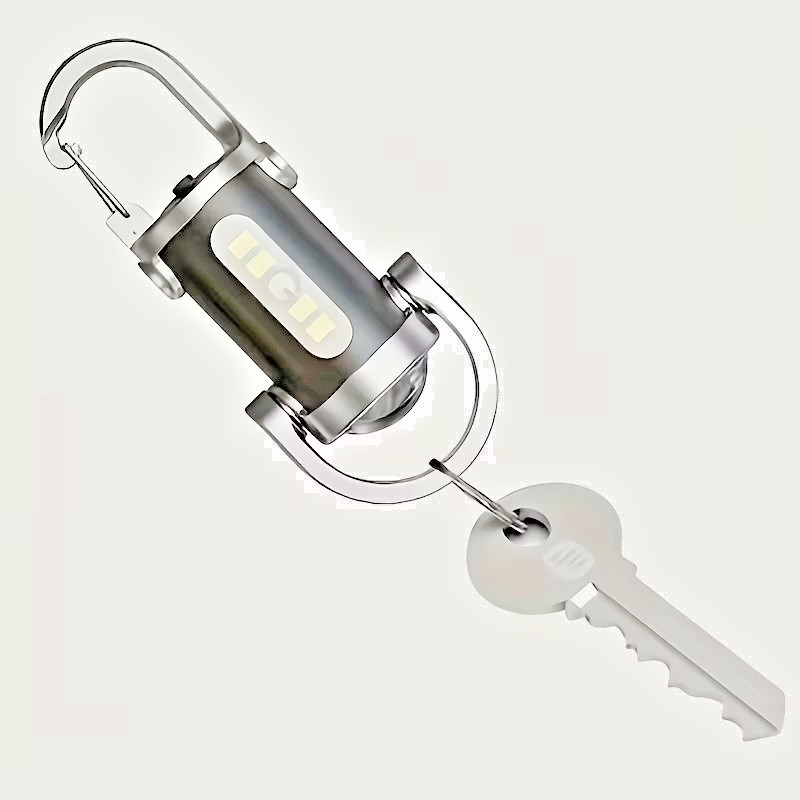 2 X Rechargeable Multi-Mode Mini Keychain Flashlight, 300LM LED work light