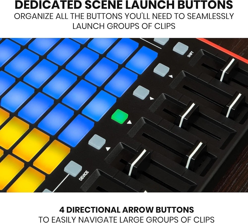 APC Mini MK2 Pad Controller - Ableton Live Lite, 64 RGB Pads-