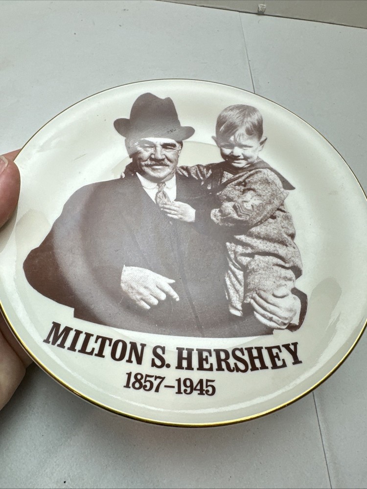 Milton S Hershey Commemorative Plate
