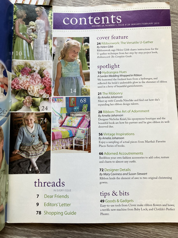 Sew Beautiful 2010 Issues #128-132