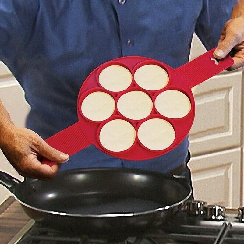 New Nonstick Pancake Maker Mold Silicone Egg Ring Maker Perfect Cooking Tool