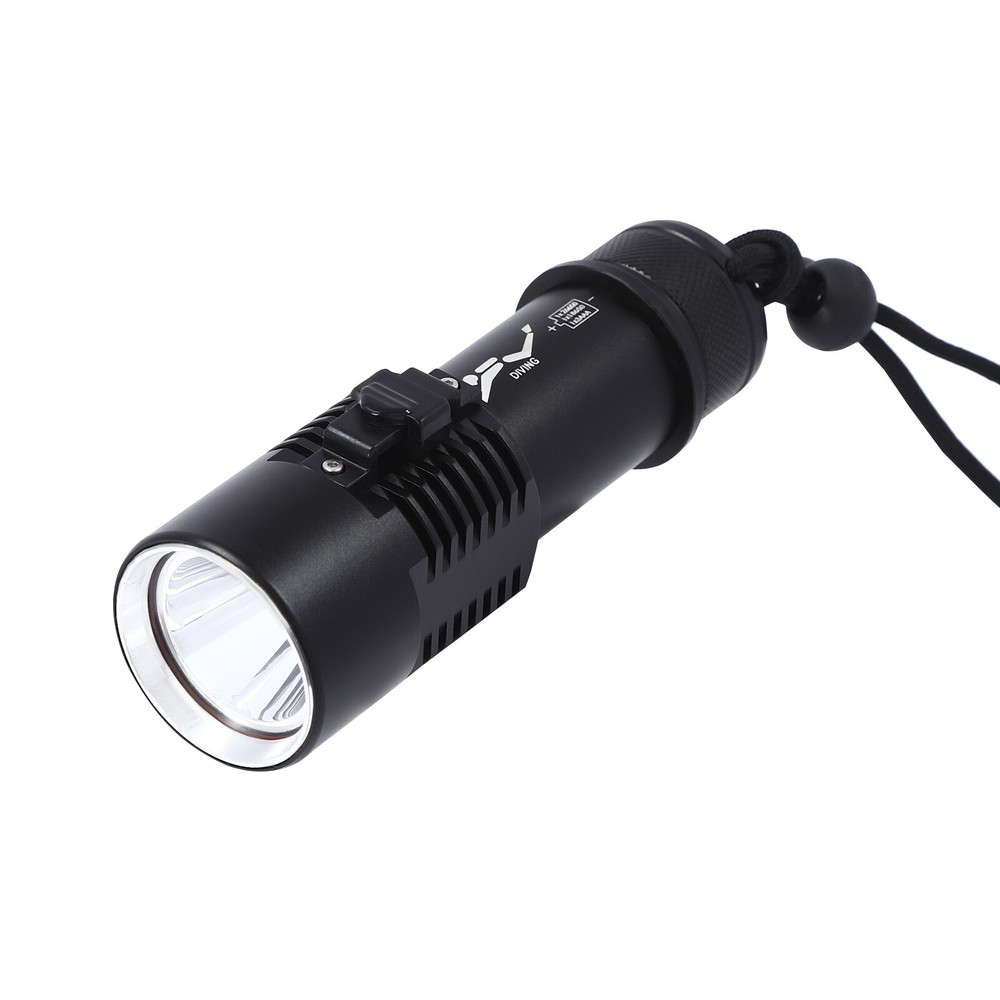 Professional Diving Light LED Waterproof Dive Scuba Lamp Underwater Flashlight