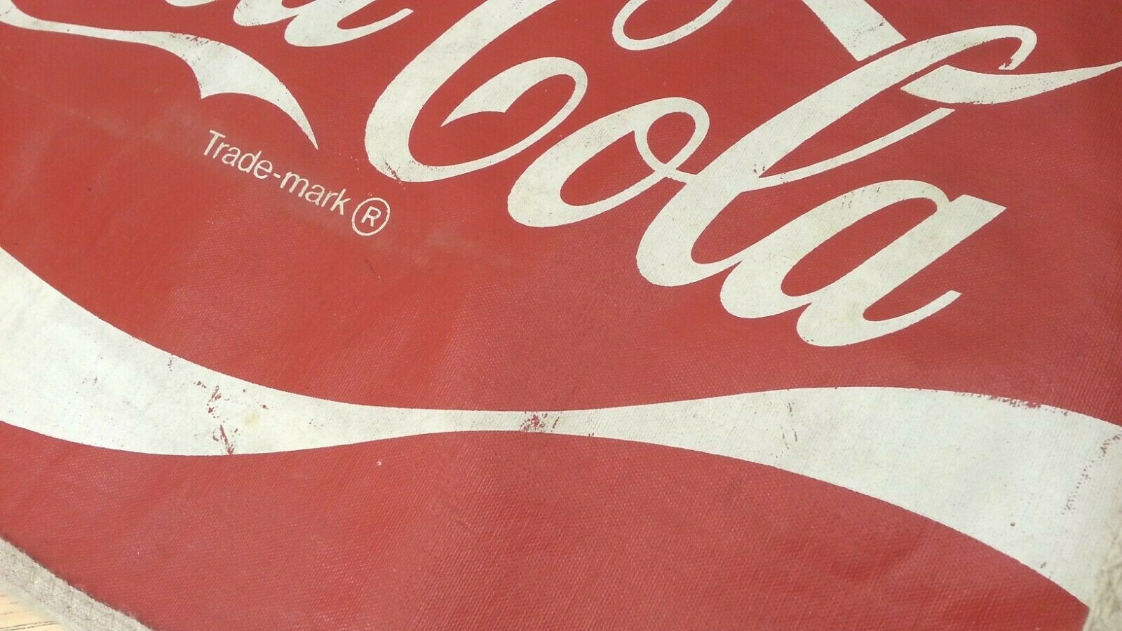 Coca Cola and Coke - Vinyl - Mini Signs / Placemats - SET of 2 - 14.75" W