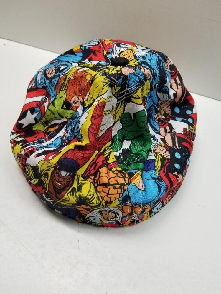 Marvel Comics Character Graphic Fitted Baseball Cap Hat Size small 2011