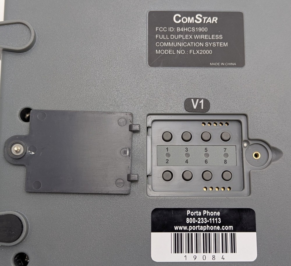 Eartec ComSTAR FLX2000 Wireless Headset Base Station Porta Phone Intercom System