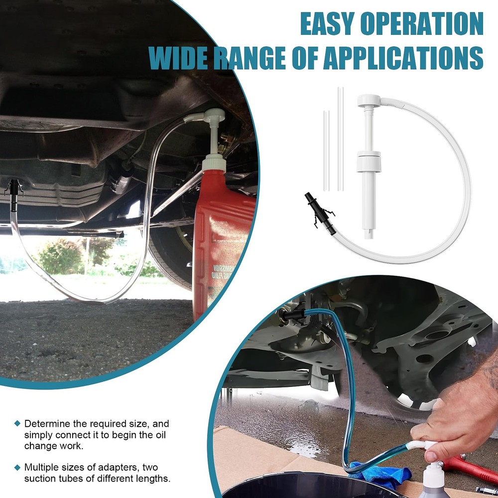 Fluid Pump for Standard Quart Bottles - 8cc Per 1pcs, white