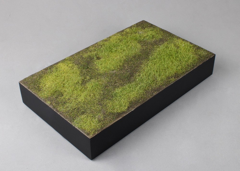 Scenic Display Base 8x13cm - Wooden Terrain Base for Scale Models - Custom made