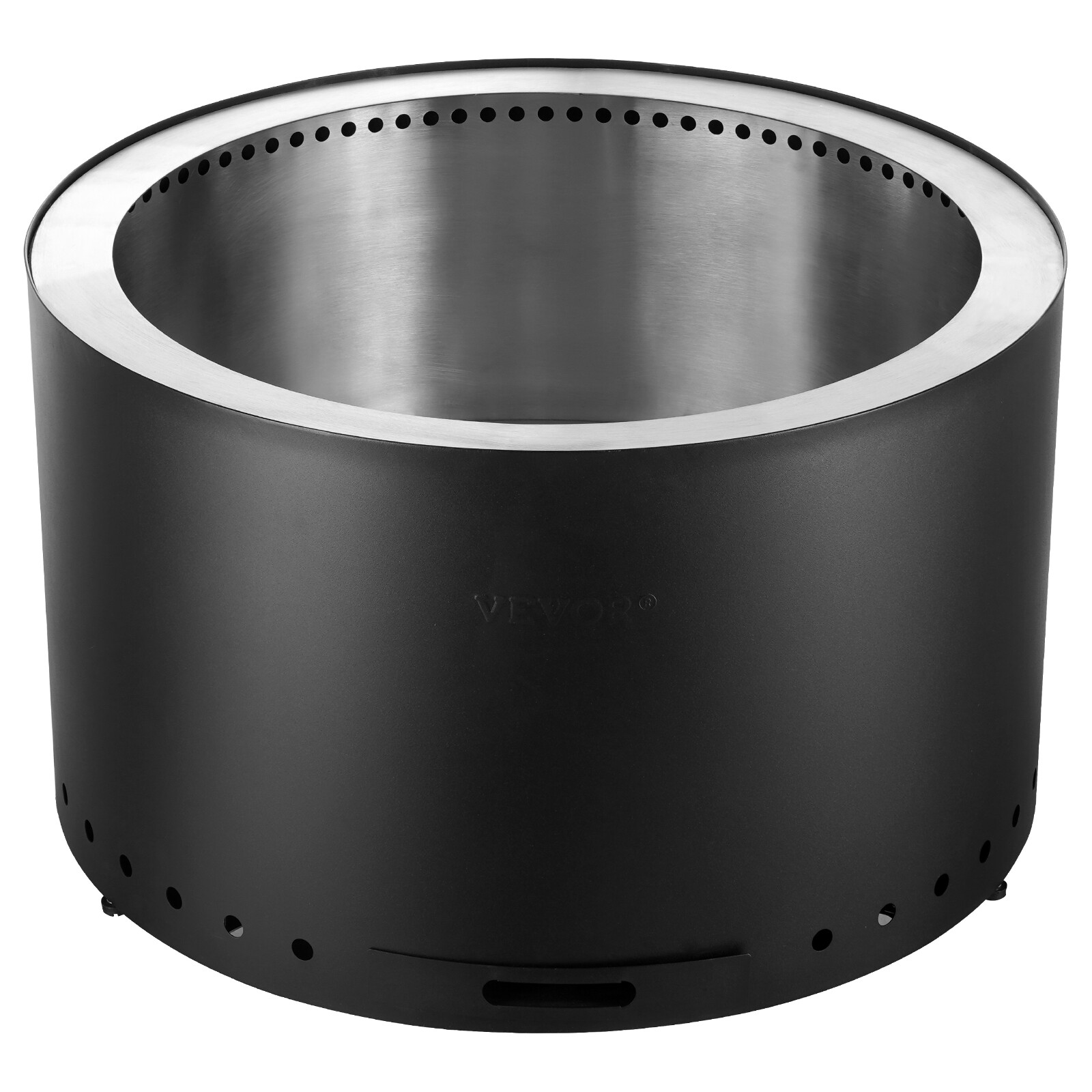 VEVOR 28" Dia Smokeless Fire Pit Stove Bonfire Wood Burning Stainless Steel