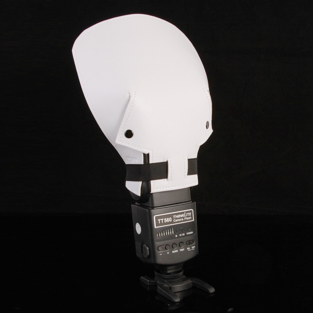 Flash Bounce Soft Diffuser Reflector Pocket For Canon Sony Pentax Flashgun Hot