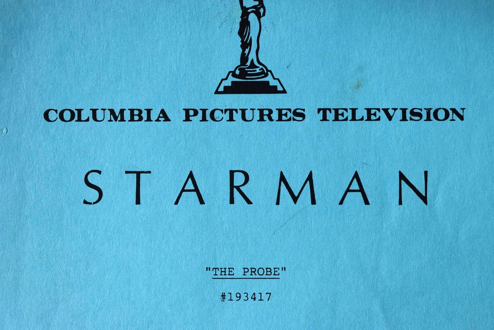 1986 Starman " The Probe " Original Screenplay Script First Draft