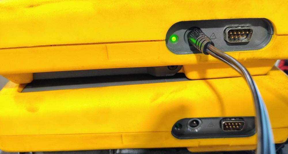 Fluke DSP-100 LAN CableMeter & DSP-SR Smart Remote Power Tested Blank Display