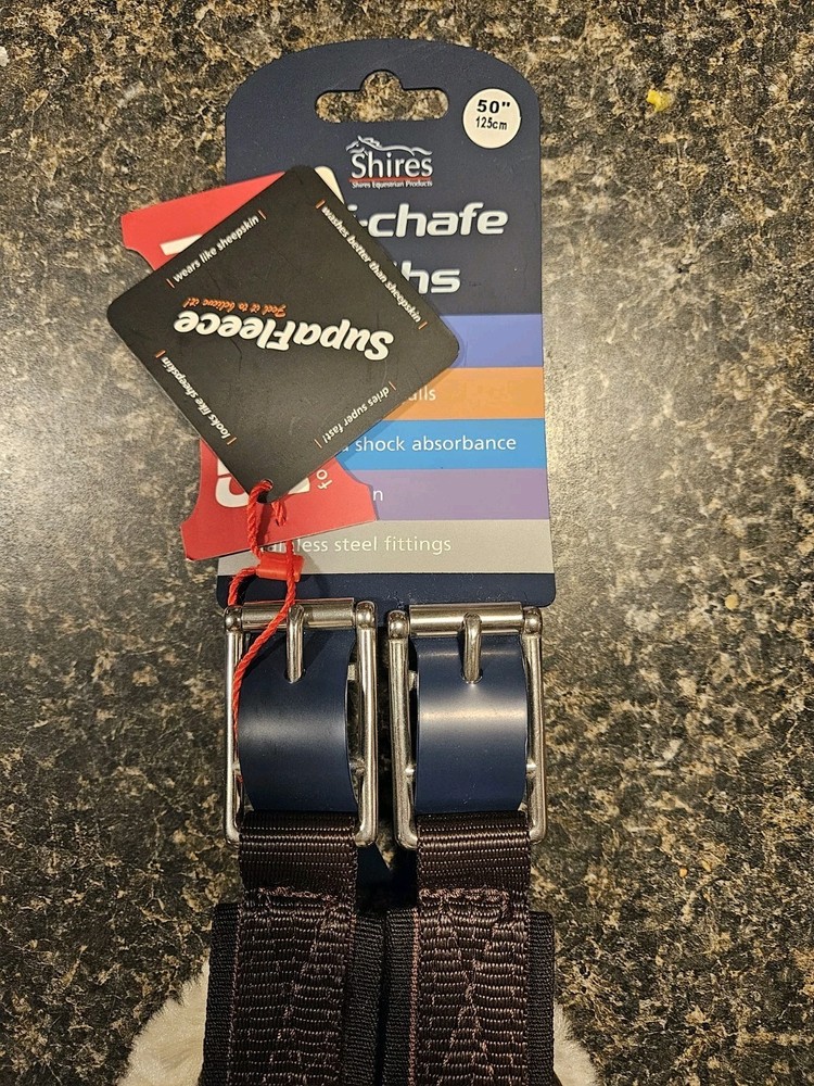 Shires 50" Performance Supafleece Contoured Girth-BNWT