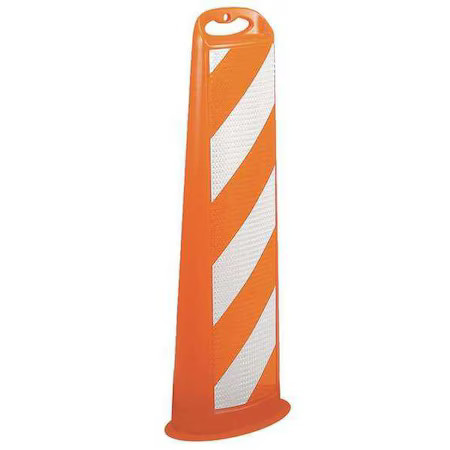 Vertical Panel Channelizer, High-Density Polyethylene (Hdpe), High-Intensity