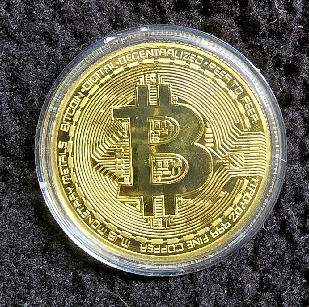 Geniune Bitcoin In Protective Case