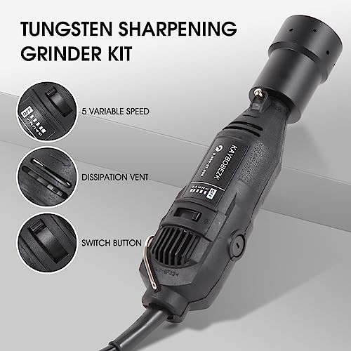 Tungsten Electrode Sharpener Grinder TIG Welding Rotary Tool, 12hole Sharpener