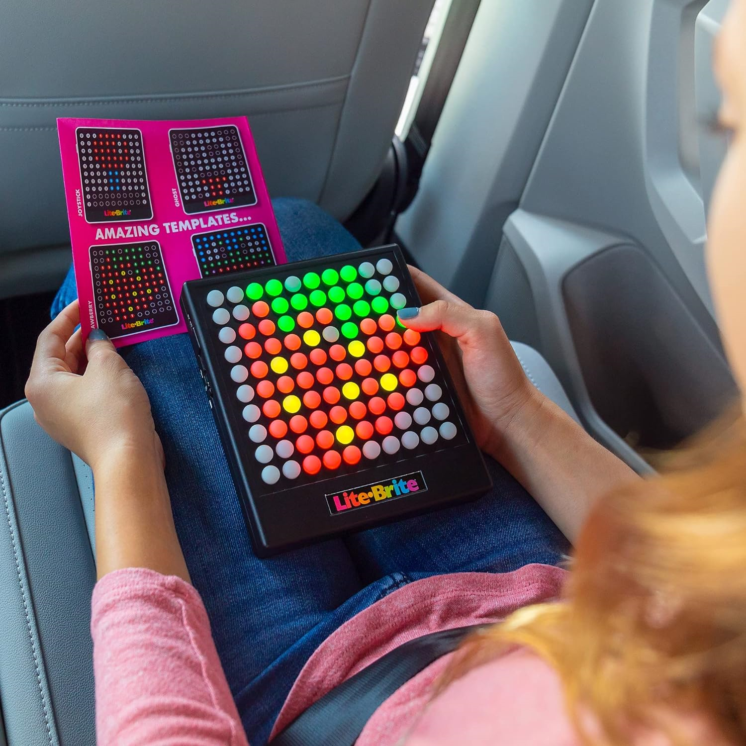 Lite-Brite Touch - Create, Play and Animate - Light Up Portable Stem Sensory Toy