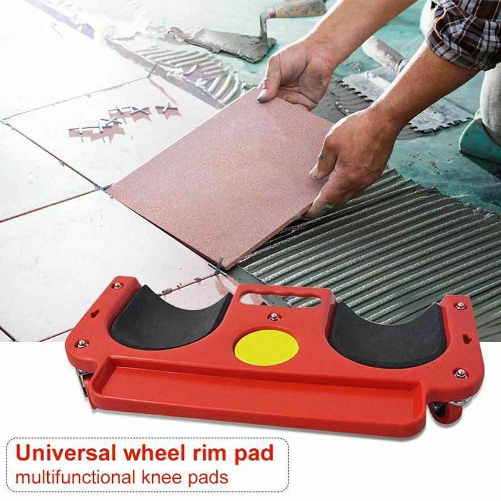 Rolling Knee Pad Wheels Soft Lining Rolling Wheeled Pads Platform Workers' Tool