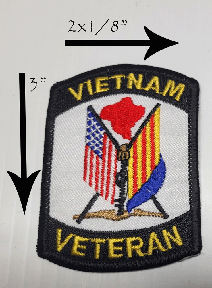 VIETNAM VETERAN PATCH 2x