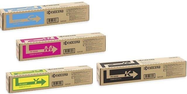 Copystar TK5209 OEM Toner Set, B/C/M/Y