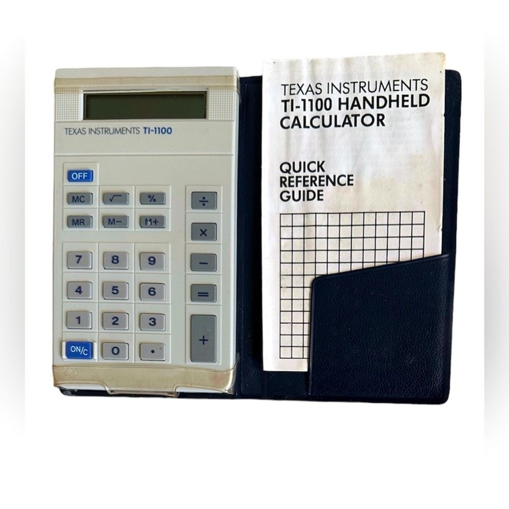 Texas instruments TI 1100 pocket calculator, not working
