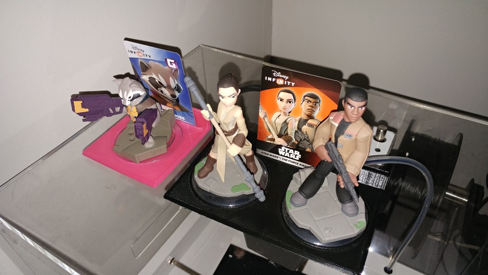 Mount Compatible With Disney Infinity Figures Single or Double Black